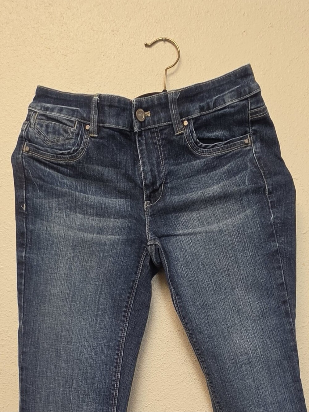 WHBM Distressed Bootcut Jeans - Picture 4 of 9
